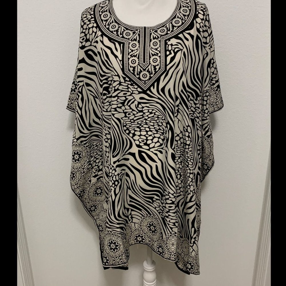 NWOT  GOOD TIMES KAFTAN / SWIM COVER UP  ONE SIZE